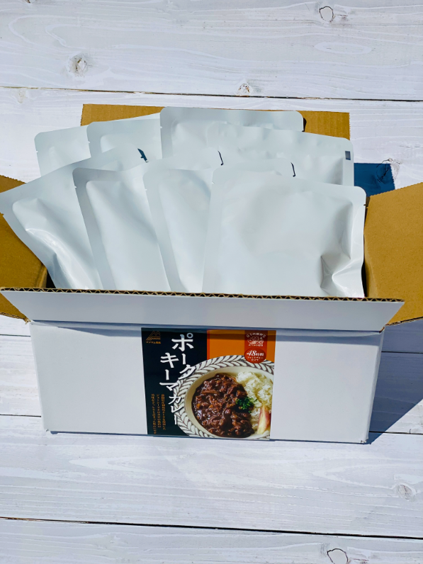 富士山麓ポークキーマカレー【非常食・保存食】3日分セット〈180g×9食・1人分〉