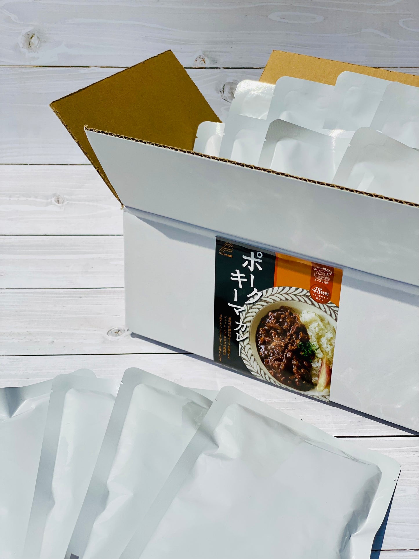 富士山麓ポークキーマカレー【非常食・保存食】3人・2日分セット〈180g×18食〉